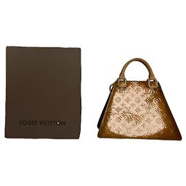 Sac à main en cuir verni marron Forsyth de Louis Vuitton Marron