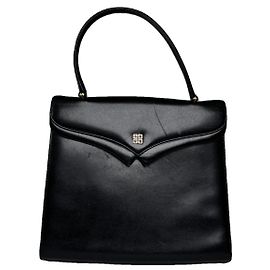 Givenchy 4G Black Leather Handbag Black