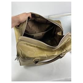 Yves Saint Laurent-YVES SAINT LAURENT Travel bags T.  Leather-Golden