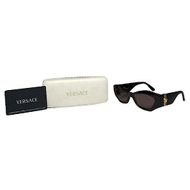 Gianni Versace Black Plastic Sunglasses Black