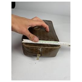 Autre Marque-MARIO VALENTINO Clutch bags T.  Leather-Brown