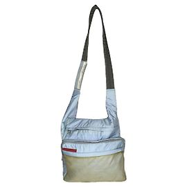 Bolso de poliéster azul Prada Azul