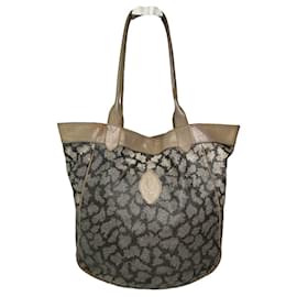 Bolsa de couro marrom Yves Saint Laurent Marrom