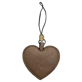 Pingente de couro dourado Gucci Dourado