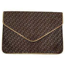 Pochette en coton doré Dior DiorAddict Doré