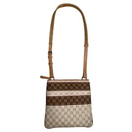 Bolso de mano de algodón beige Loewe Gate Beige