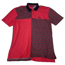 Christian Dior Polo de algodón rojo Dior Homme Roja