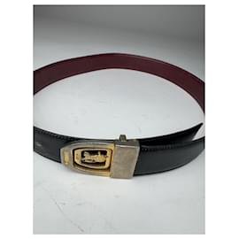 Céline-CELINE Belts T.cm 80 Leather-Black