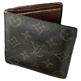 Bolsa de couro marrom Louis Vuitton Marrom