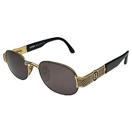 Óculos de sol de metal preto Fendi Preto