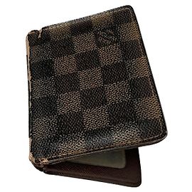 Bolsa de couro marrom Louis Vuitton Marrom