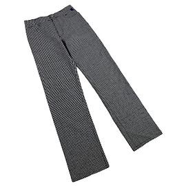 Pantalon en polyester gris Versace Gris