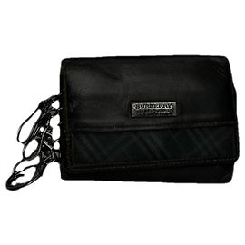 Burberry schwarze Lederhandtasche Schwarz