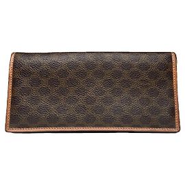 Céline Bolsa de couro marrom Celine Marrom