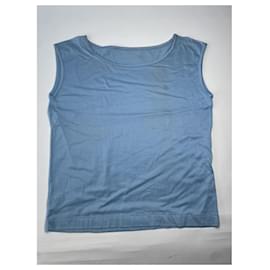 Dior-DIOR Tops T.International M Cotton-Turquoise