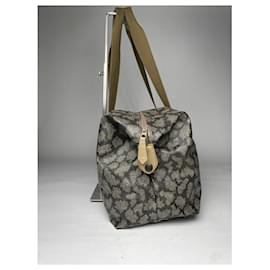 Saint Laurent-SAINT LAURENT Travel bags T.  Leather-Grey