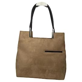 Autre Marque-NON SIGNE / UNSIGNED Handbags T.  Suede-Brown