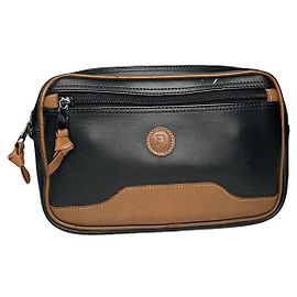 Pochette en cuir verni noir Dior Admit It Noir