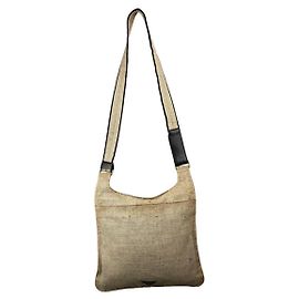 Bolso de mano de algodón beige Prada Cleo Beige