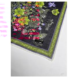 Céline-CELINE Silk handkerchief T.  Silk-Multiple colors