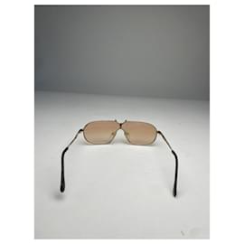 Yves Saint Laurent-YVES SAINT LAURENT Sunglasses T.  Metal-Brown