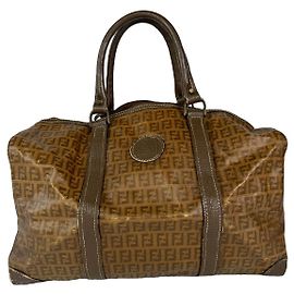Fendi Baguette Brown Leather Handbag Brown
