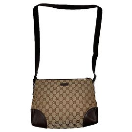 Gucci Jackie Vintage  Beige Leather Handbag Beige