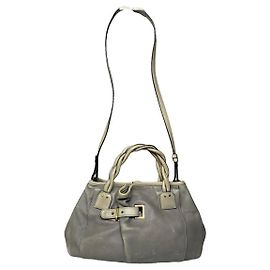 Chloé Paraty Grey Leather Handbag Grey