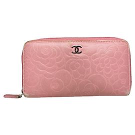 Cartera de cuero rosa Chanel 2.55 Rosa