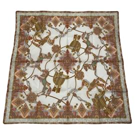 Céline-CELINE Scarves T.  Silk-Brown
