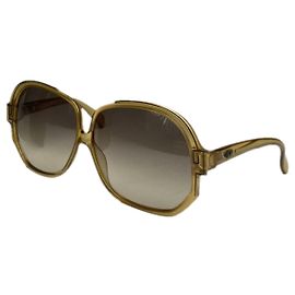 Gafas de sol de plástico amarillo Dior Amarillo