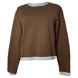 Dior J'Adior Braune Baumwollstrickware Braun
