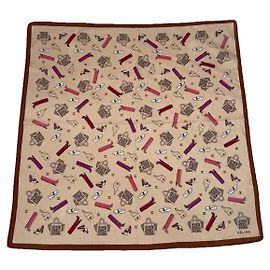 Céline Celine Multicolour Silk Silk Handkerchief Multiple colors