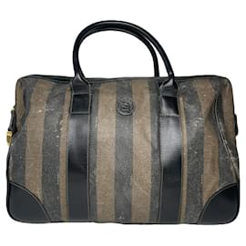 Fendi-FENDI Travel bags T.  Leather-Brown