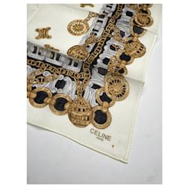 Céline-CELINE Scarves T.  Silk-Beige