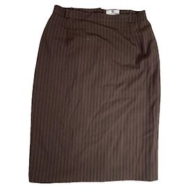 Brauner Wollrock von Givenchy Braun