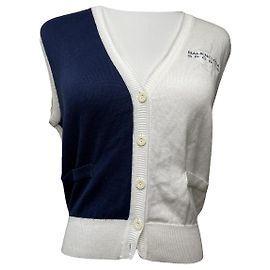 Weißes Baumwollstrickwaren von Balenciaga Weiß