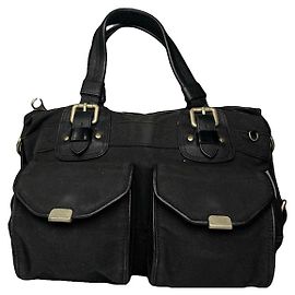 Bolsa de algodão preto Chloé Aurore Preto