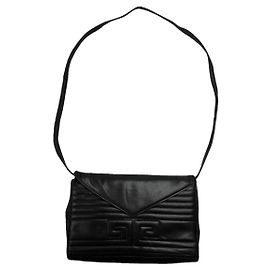 Givenchy Emblem braune Lederhandtasche Braun