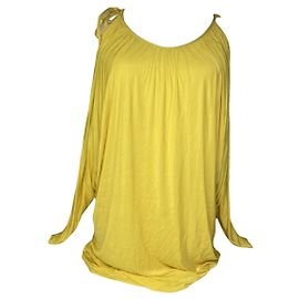 Top de viscosa amarilla Emilio Pucci Amarillo