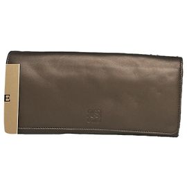 Loewe Puzzle graue Lederbörse Grau