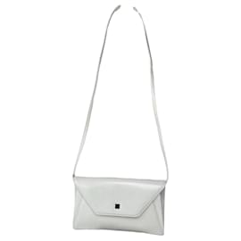 Bolsa de couro branco Givenchy 4G Branco