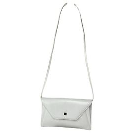 Sac à main en cuir blanc Givenchy 4G Blanc