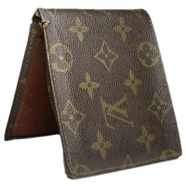 Pochette en cuir marron Louis Vuitton Flore Marron
