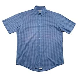 Yves Saint Laurent-YVES SAINT LAURENT Shirts T.International XXL Cotton-Blue