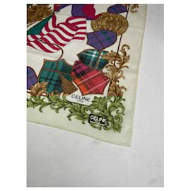 Céline-CELINE Silk handkerchief T.  Silk-Multiple colors