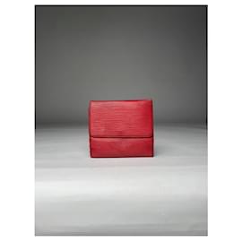 Louis Vuitton-LOUIS VUITTON Wallets T.  Leather-Red