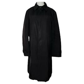 Burberry Black Polyester Coat Black
