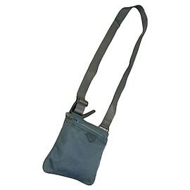 Bolsa de poliéster azul Prada Azul