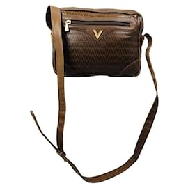Autre Marque-MARIO VALENTINO Handbags T.  Leather-Brown